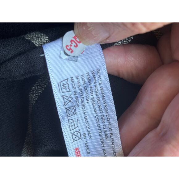 Fat Face UK dress, black/white, British, classic, minimalist, transitional - Picture 7 of 8